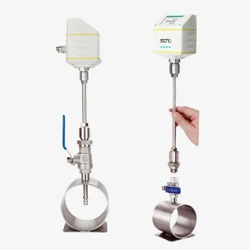 संवाहित वायु और गैसों के लिए फ्लो मीटर (इनसर्शन प्रकार)