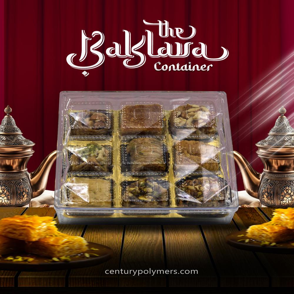 9 Cavity Big For Baklava (cpbkl9) - Color: Transparent