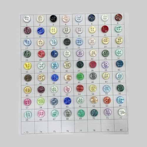 Round 3446 18L Plastic Shirt Button Wholesale Only