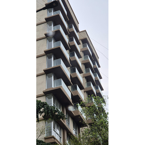 Commercial Aluminum Glass Railing