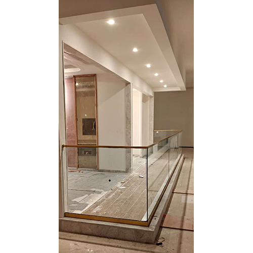 Commercial Aluminum Glass Railing