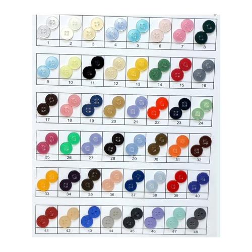 Round 2377 18L Polyester Shirt Button Wholesale only