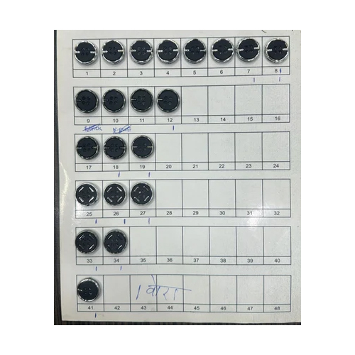 Jacket Plastic Buttons Supplier In New Delhi - Color: Black