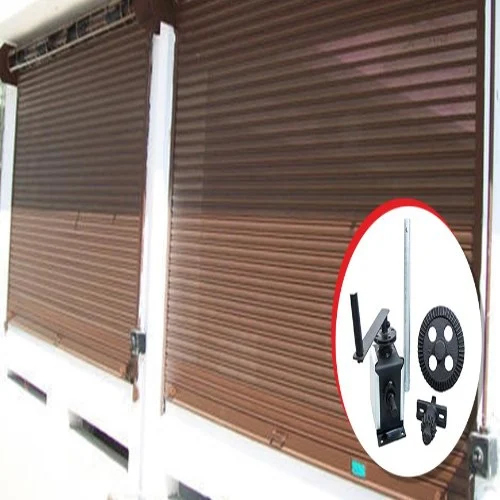 Galvanized Iron Rolling Shutter - Color: Grey