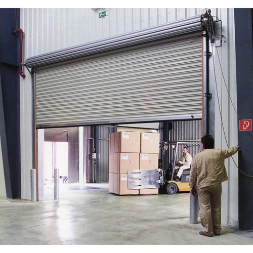 Roller Shutter Door - Color: Grey
