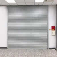 Galvalume Motorized Rolling Shutters - Color: Grey