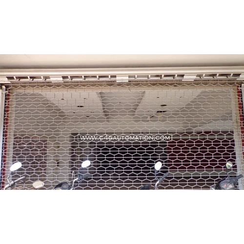 Grill Rolling Shutter - Color: Metallic Grey