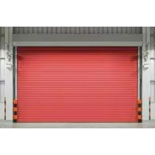 Fire Rated Shutters - Color: Red