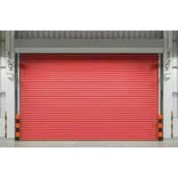 Fire Rated Shutters - Color: Red