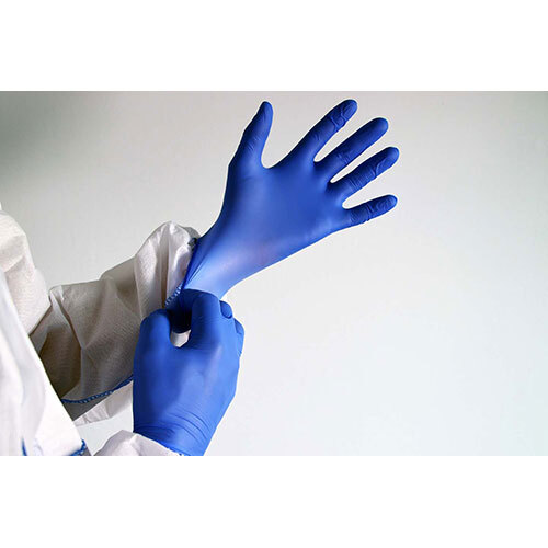 Nitrile Powder Free Gloves - Application: Hospital