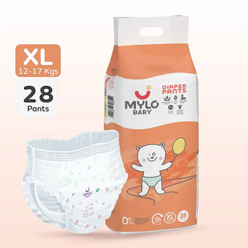Baby Diaper 12-17 Kg - Color: White