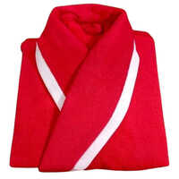 Red Cotton Bathrobe