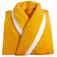 Yellow Cotton Bathrobe