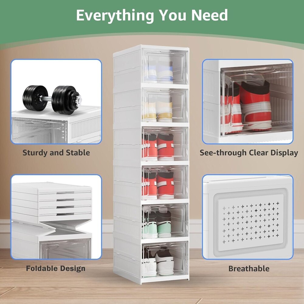 FOLDABE SHOE BOX - 5 LAYER