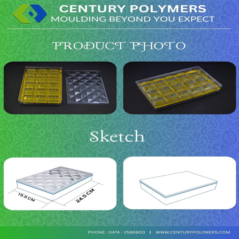 15 Cavity Big For Baklava (Cpbkl15) - Color: Transparent