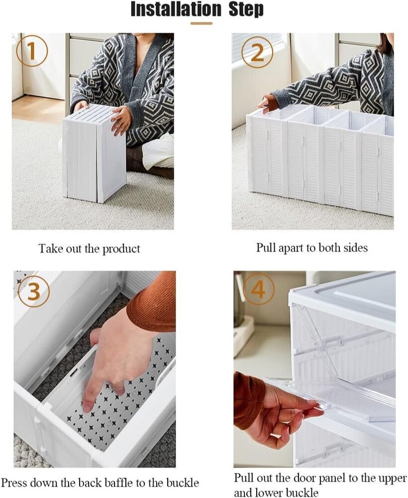 FOLDABE SHOE BOX - 3 LAYER
