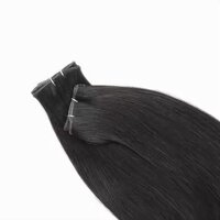 100% Cuticle Aligned Temple Remy  Genius Weft Hair Extensions Available in Wholesale Price