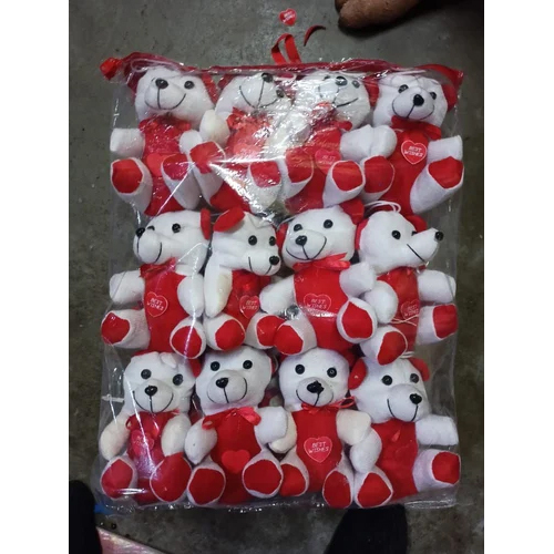 Red Mini Teddy Bears - Age Group: 3 Year Plus
