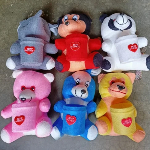 Soft Teddy Pen Stand Holder For Kids