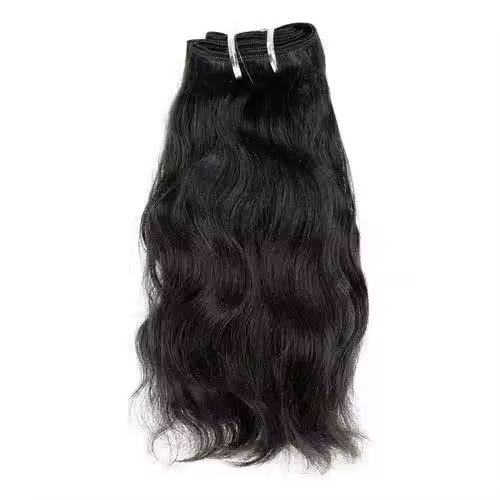 Manufacturer Double Drawn Human Hair Bundles Weaves Sew In Weft Extensions