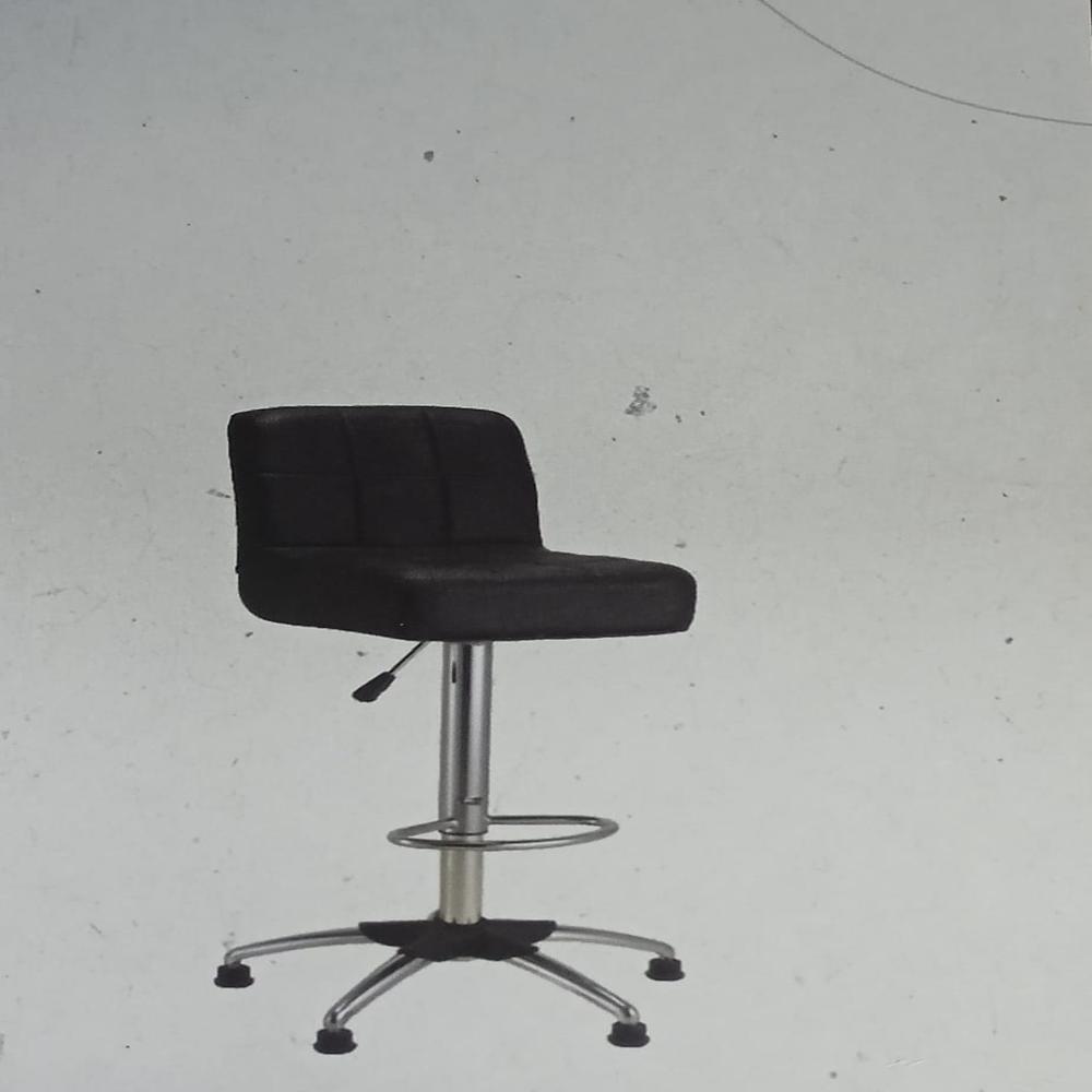 OM WOODS DBS 064 (CHROME STAND) 27'' SEATING HEIGHT BAR STOOL