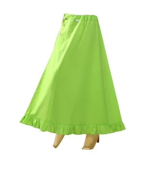 Women's Cotton Inskirt Saree Teal Petticoats Cotton Blend Petticoat