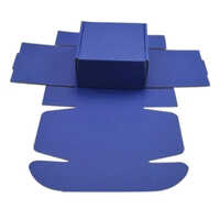 Kraft Paper Packaging Folding Box - Color: Blue