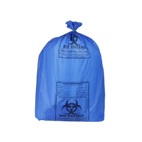 Hospital Usage Garbage Bag - Color: Blue
