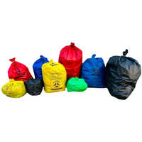 Bio Degradable Bio Hazard Bag - Color: Black/white
