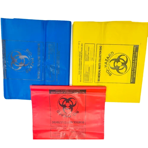 Bio Hazard Medical Waste Bag - Color: Multicolor