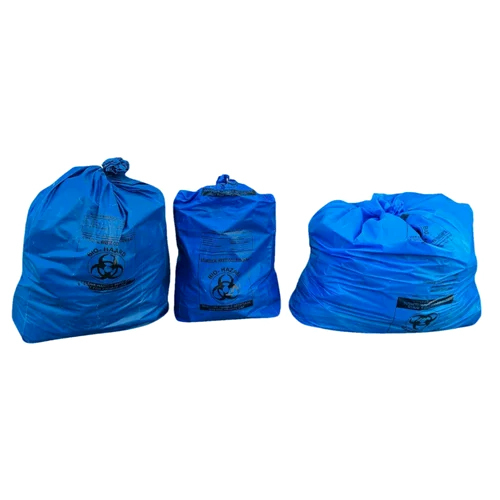 Blue Biohazard Bag - Color: Multicolor