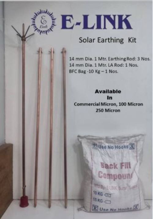 SOLAR KIT 13.5/ 0.1 & LA SINGLE SPIKE BUSH BASE PLATE 10 KG ( 100 M )