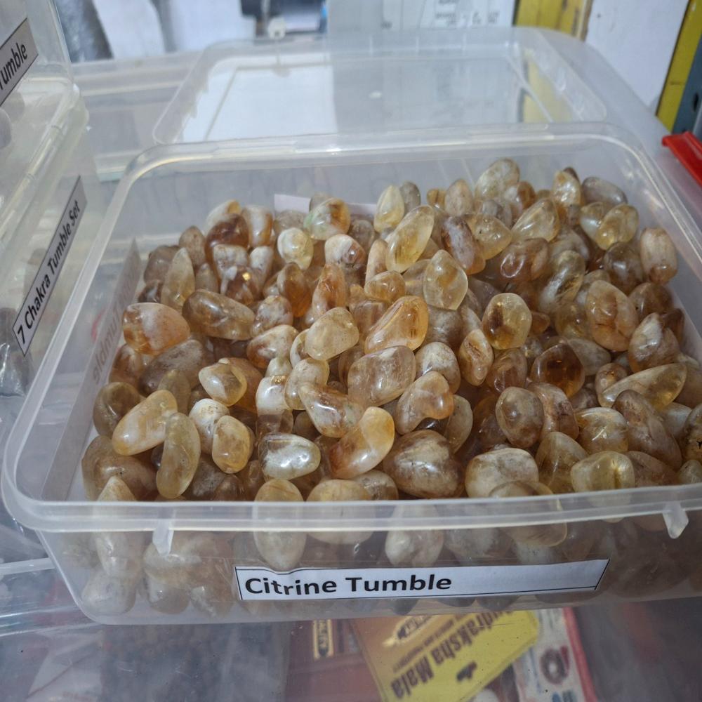 Citrine Tumble stone sunehla tumble stone