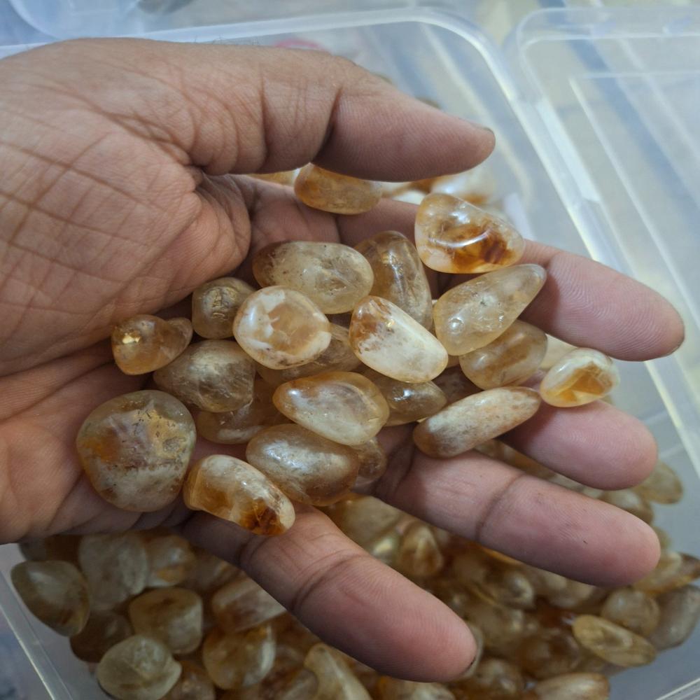 Citrine Tumble stone sunehla tumble stone