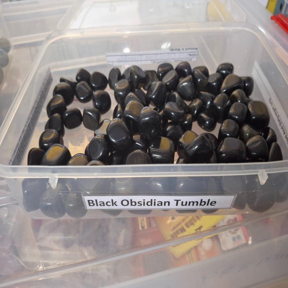 Black Obsidian Tumbled Stone