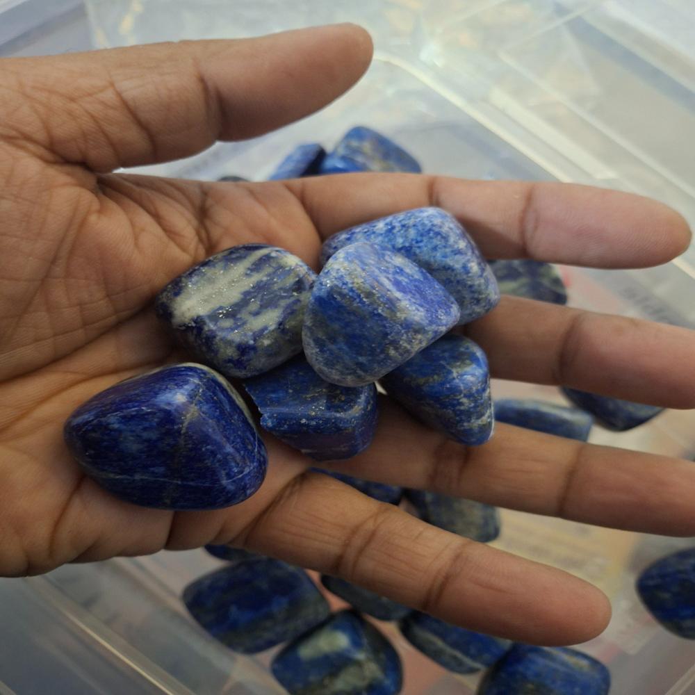 Lapis Lazuli Tumbled Stones - Design Type: Customizable