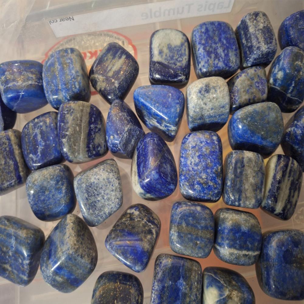 Lapis Lazuli Tumbled Stones - Design Type: Customizable