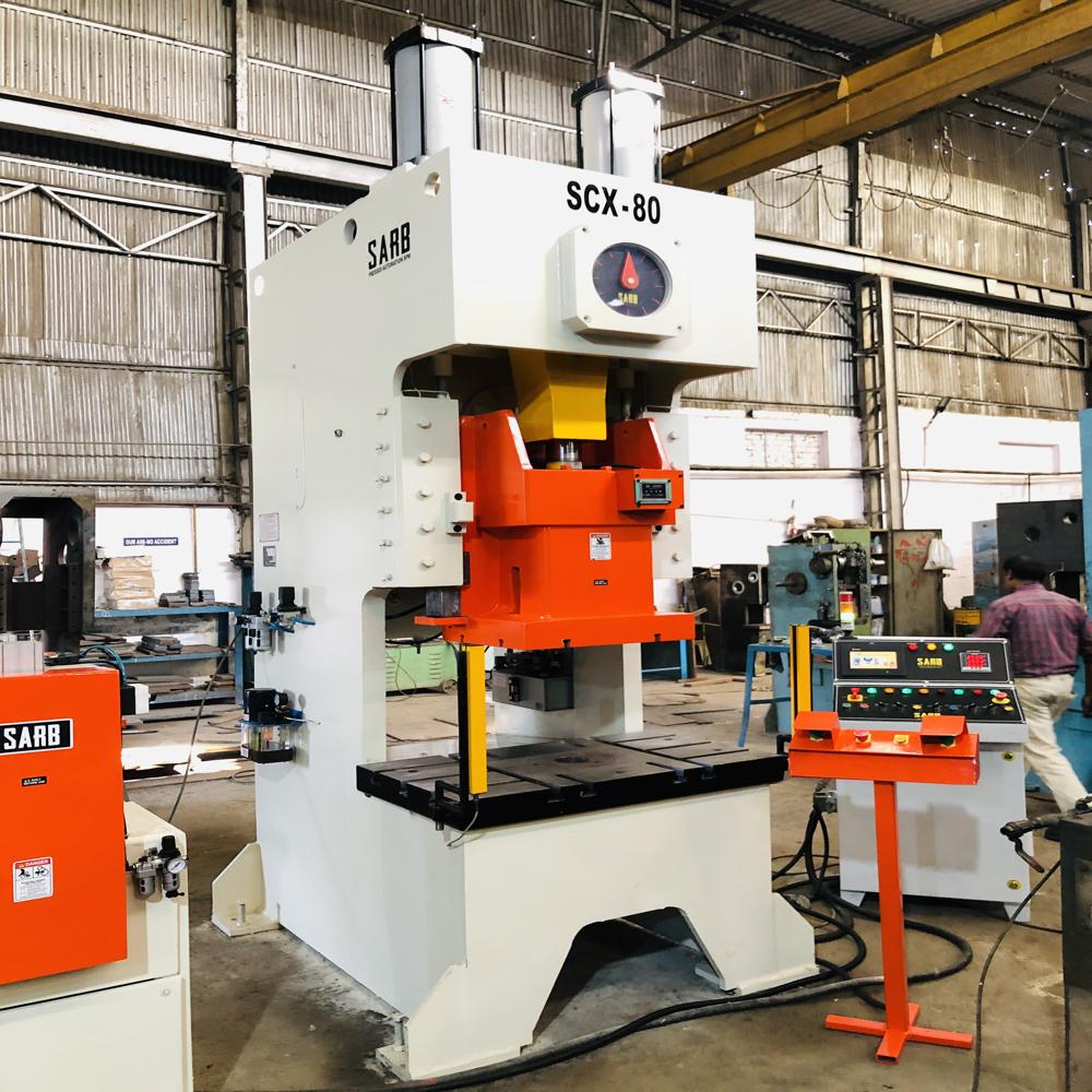 Cross Shaft Single Point Press - Color: Blue