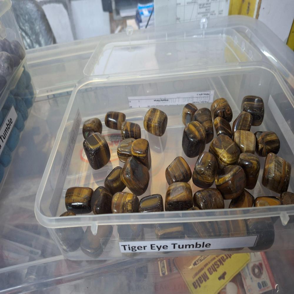 Tiger Eye Tumbled Stone chiti tumble stone
