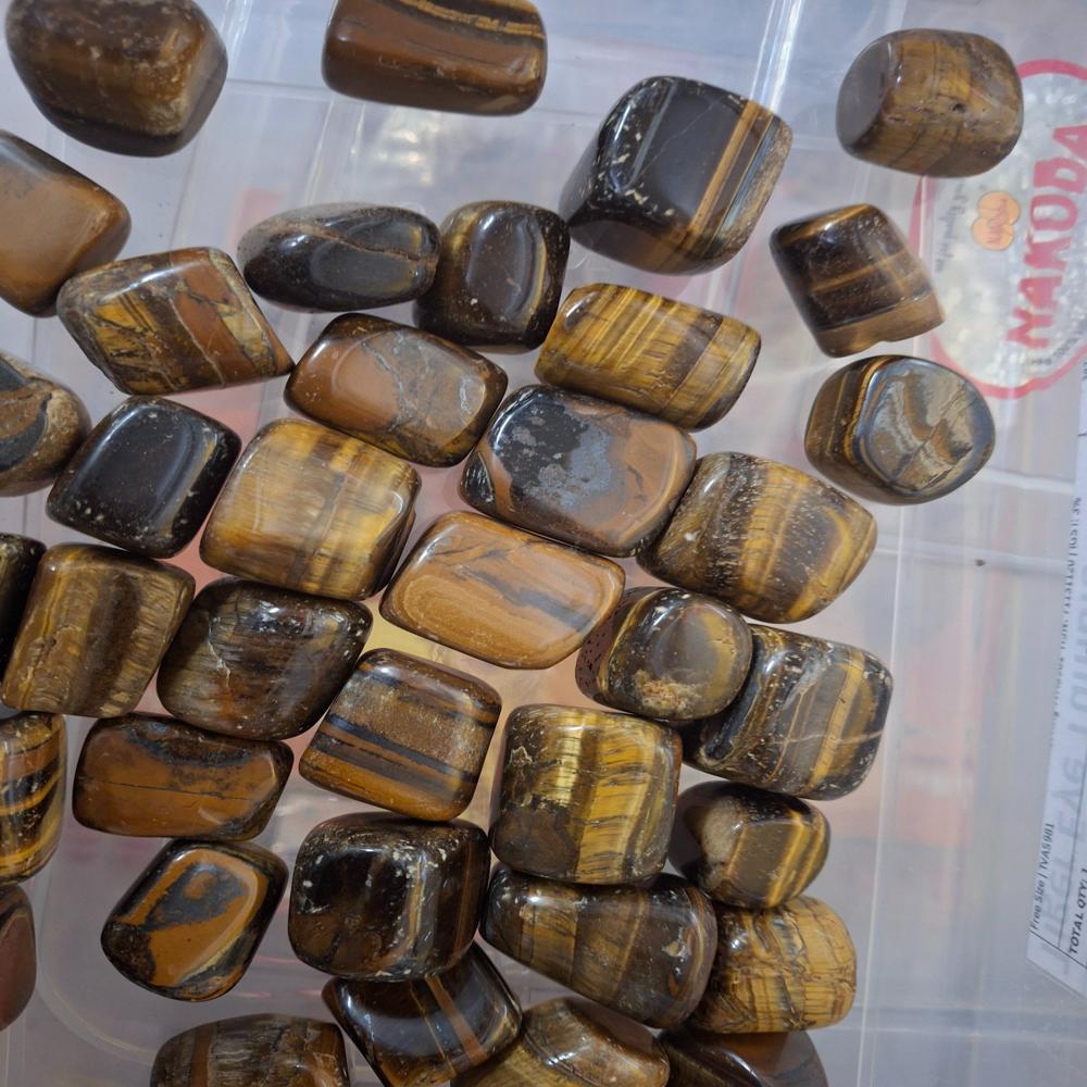 Tiger Eye Tumbled Stone chiti tumble stone