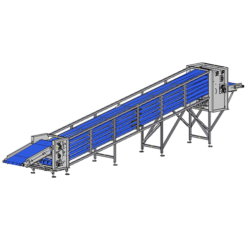 Belt pre-cooler