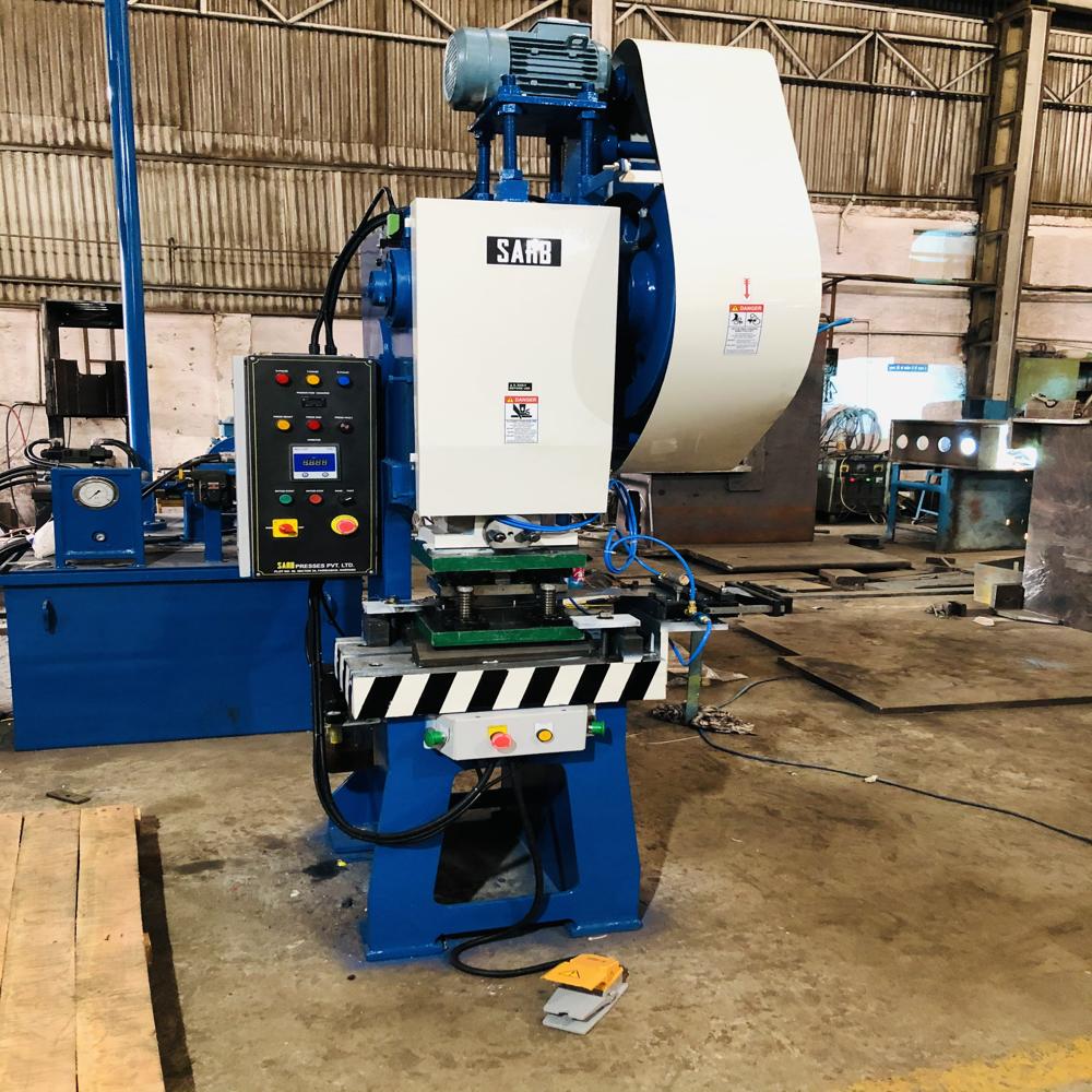 High Speed Press - Color: Blue & White