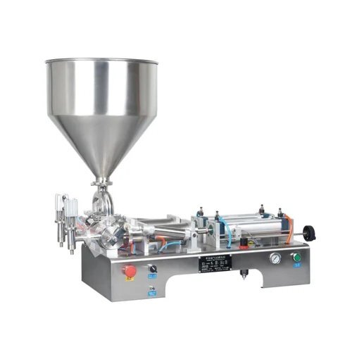 Semi Automatic Paste Filling Machine - Color: Silver