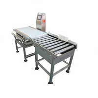 Automatic Checkweigher Machine - Stainless Steel, Standard Size, Silver Color | Automatic Industrial Usage, Electric Power Supply, 1 Year Warranty
