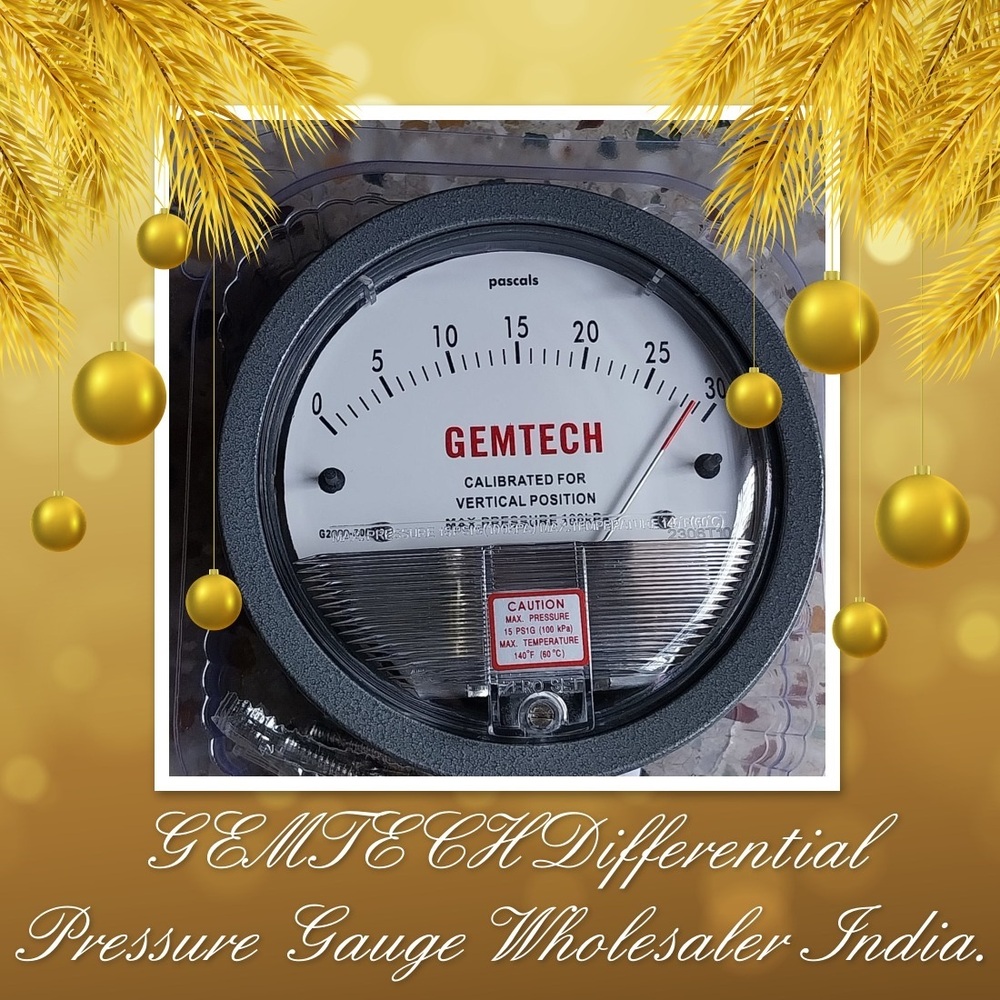 GEMTECH Differential Pressure Gauge Supplier From Shimoga Karnataka