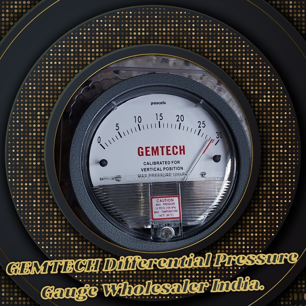 GEMTECH Differential Pressure Gauge Supplier From Shimoga Karnataka