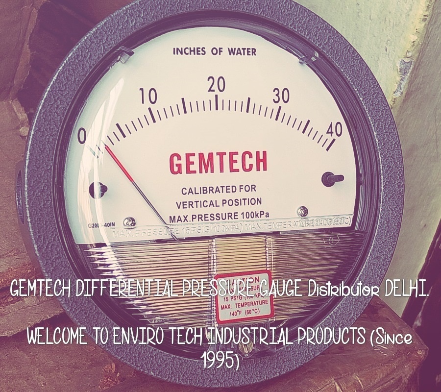 GEMTECH Differential Pressure Gauge Supplier From Greater Noida