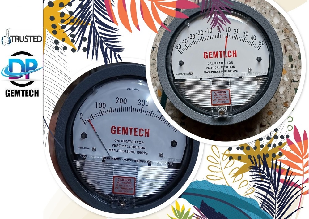 GEMTECH Differential Pressure Gauges Distributors India by Baramati (MH)