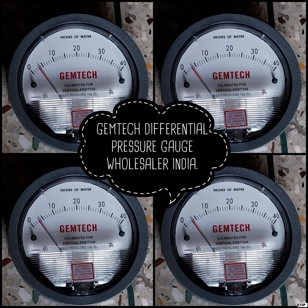 GEMTECH Differential Pressure Gauge Wholesaler From Solan Himachal Pradesh