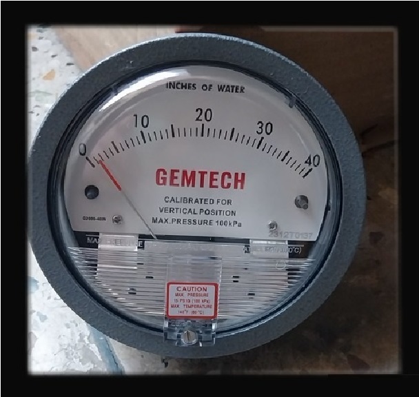 GEMTECH Differential Pressure Gauge Wholesaler From Vapi Gujarat